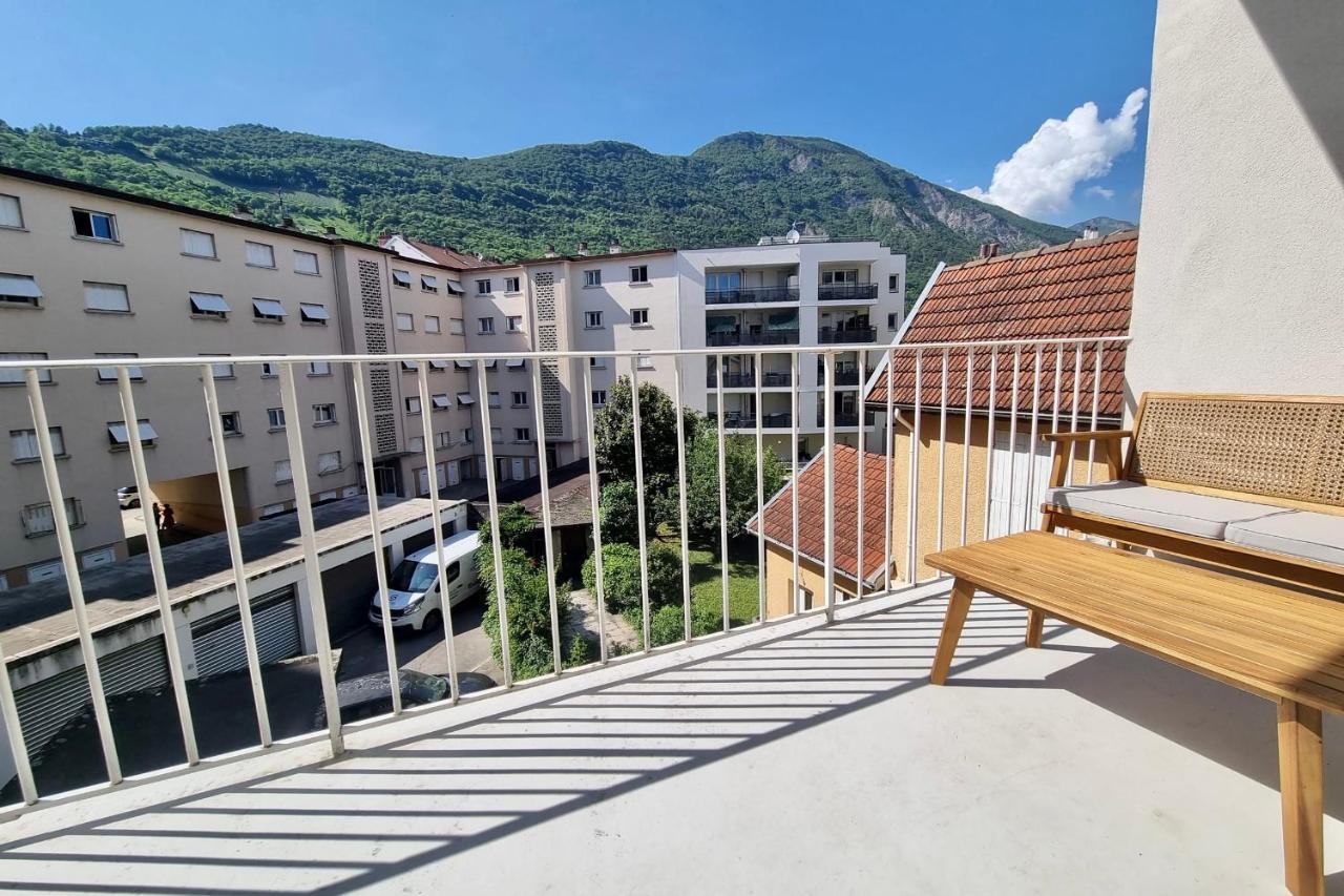 #Dd L'Ecrin Studio Ile Verte Balcony Гренобъл Екстериор снимка
